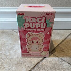 Pop Mart Haci Pupu gummy bear vinyl plush pendant blind box. New. Authentic.